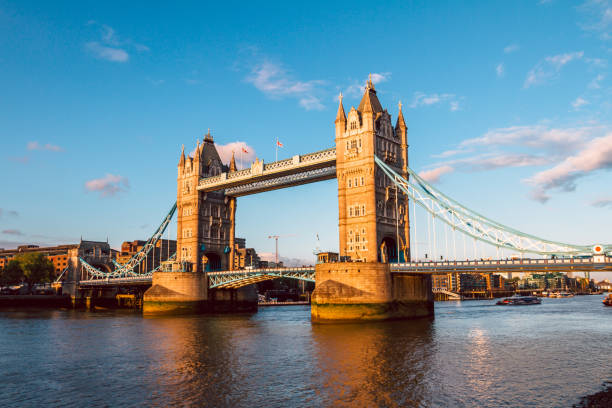 istock Tower Bridge in London at sunset 1163532952