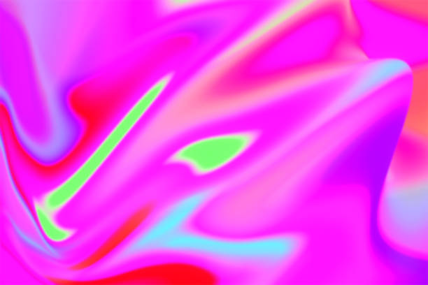 istock Very beautiful rainbow texture. Holographic Foil. 1163534524