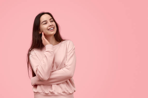 istock Cheerful teenager looking away 1163538572