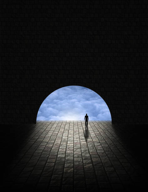 istock Mystery Man in Tunnel 1163541870