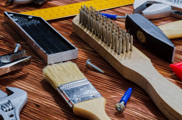 istock A set of working tools for doing household chores 1163544885