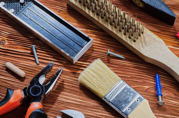 istock A set of working tools for doing household chores 1163544905