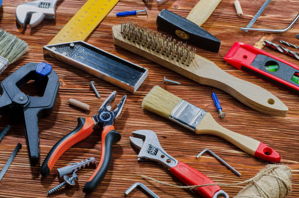 istock A set of working tools for doing household chores 1163545592