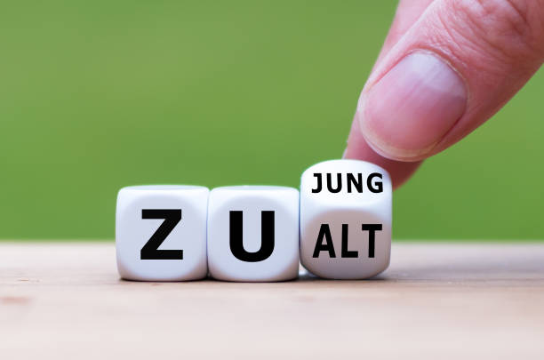 istock Hand turns a dice and changes the German expression 
