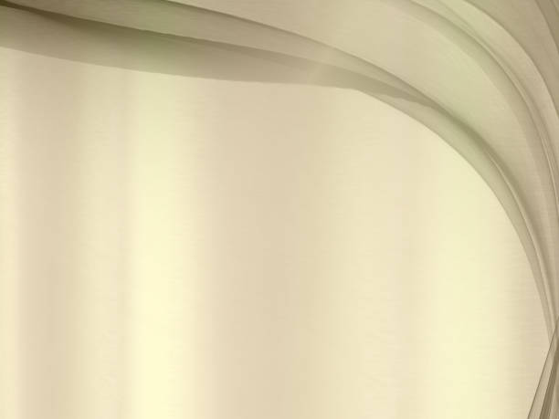 istock Shiny abstract softness and transparent silver curves, with a place for text. 1163547295