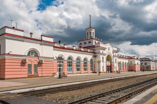 istock Train station in Yoshkar-Ola. Summer. 1163550675