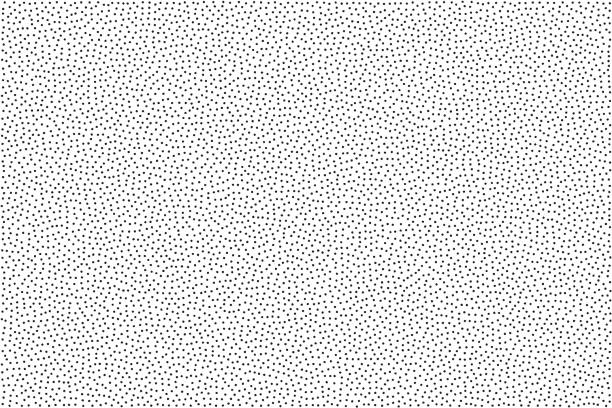 Schwarz und weiß körnigen abstrakten Hintergrund. Halbton - Pointillismus-Muster mit zufälligen Punkten.