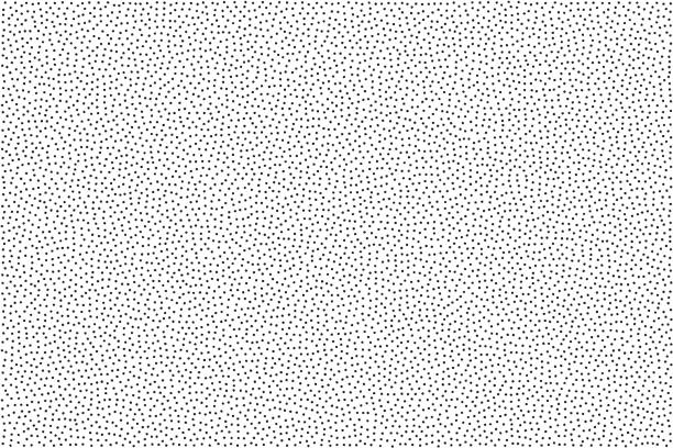 Black and white grainy abstract background. Halftone - pointillism pattern with random dots.