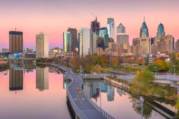istock Philadelphia, Pennsylvania, USA River Skyline 1163559582