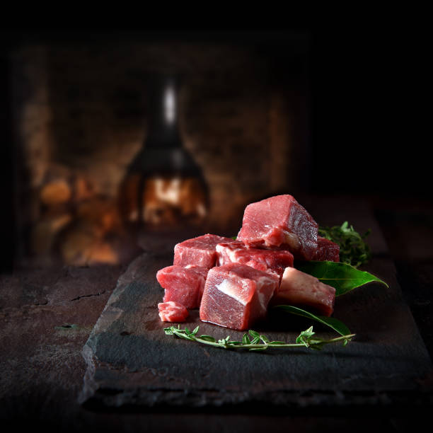 istock Prime diced beef prepared for cooking 1163561175