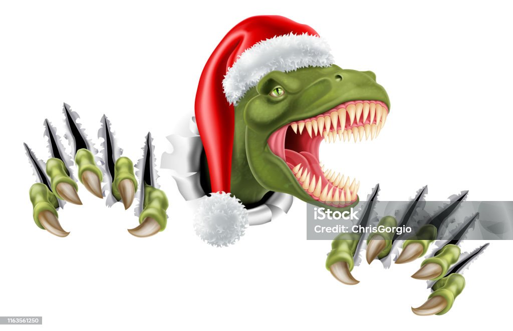 Ilustración de Santa Navidad Sombrero T Rex Dinosaurio y más Vectores  Libres de Derechos de Dinosaurio - Dinosaurio, Navidad, Papá Noel - iStock