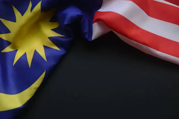 Malaysian Flag copy space