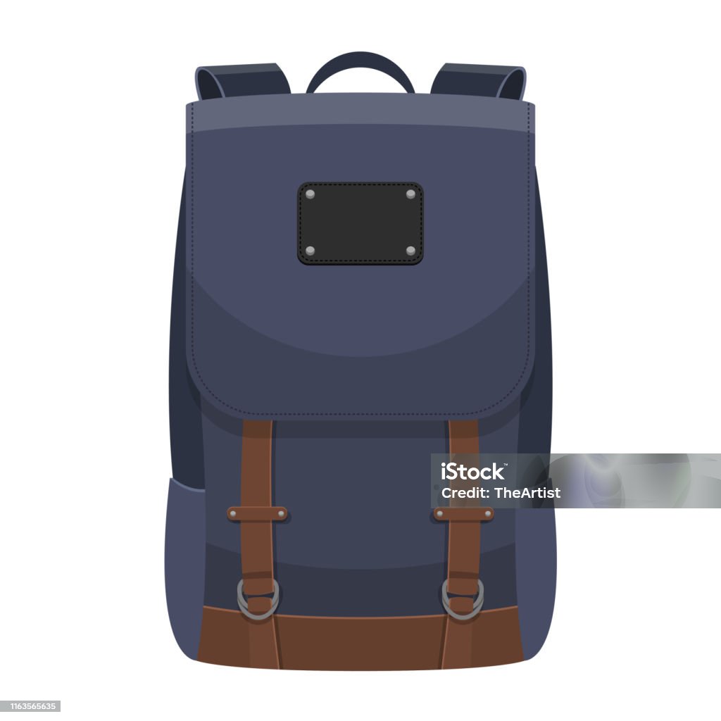 Backpack Vector Design Illustration Isolated On White Background Stock ...