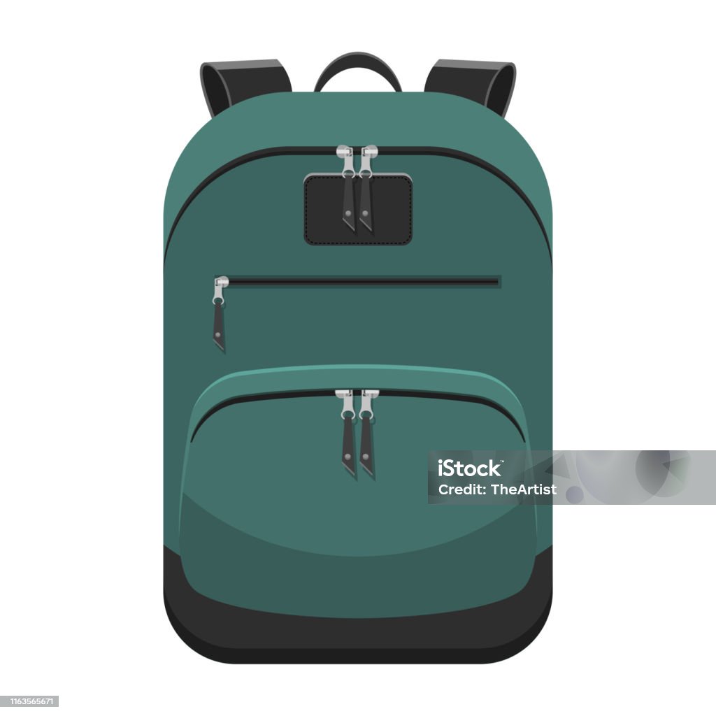 Backpack Vector Design Illustration Isolated On White Background Stock ...