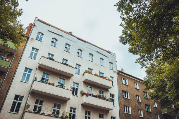 istock apartment building on a grey day at berlin, germany 1163568745