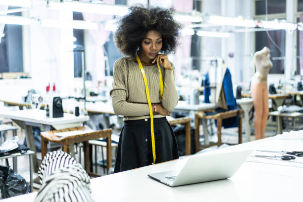 istock Young fashion designer 1163575175