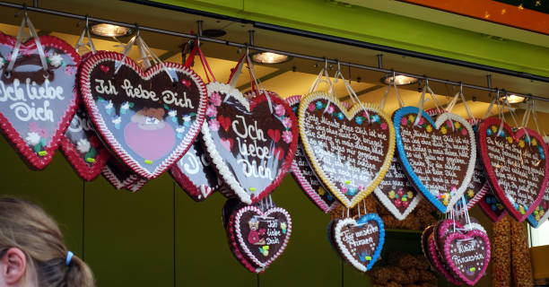 istock gingerbread heart on a Beer Fest or amusement park or state fair 1163577577