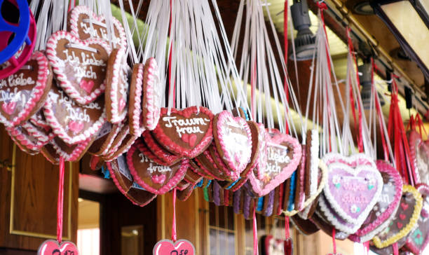 istock gingerbread heart on a Beer Fest or amusement park or state fair 1163578130