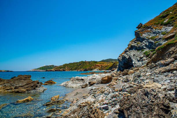 istock Greece island Skiathos beach in the sunny day 1163579037