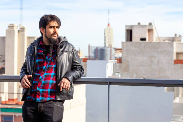 istock Bearded man in Buenos Aires city 1163579702