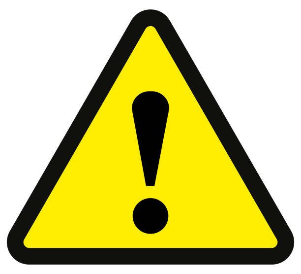 警告危険標識、三角形フレーム黄色と黒色の背景 - warning symbol danger warning sign electricity点のイラスト素材／クリップアート素材／マンガ素材／アイコン素材