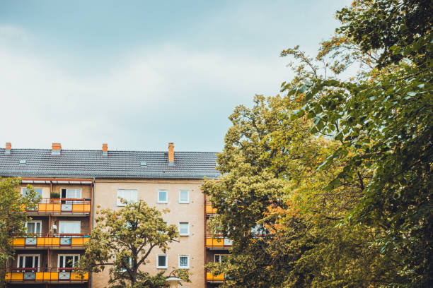 istock apartment building on a grey day at berlin, germany 1163582424