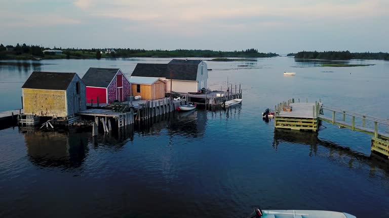 Nova Scotian Fishing Village