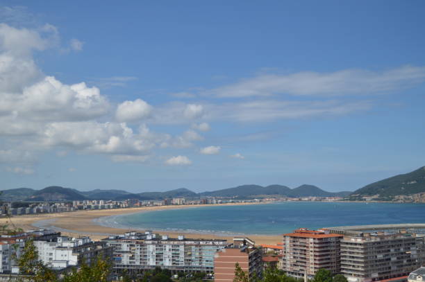 istock Wonderful Beach View From Atop A Cliff In Laredo. 1163584643