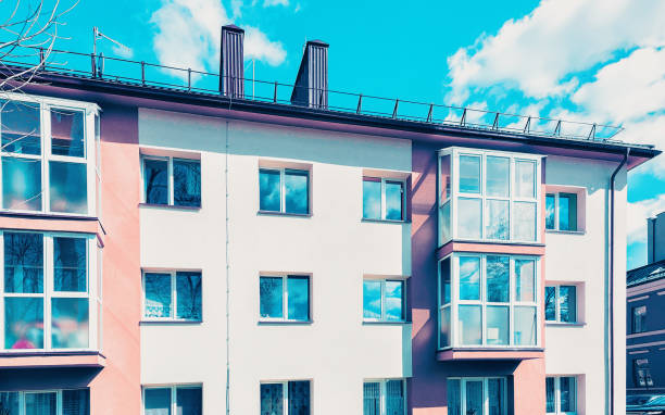 istock EU Contemporary apartment residential home 1163584964