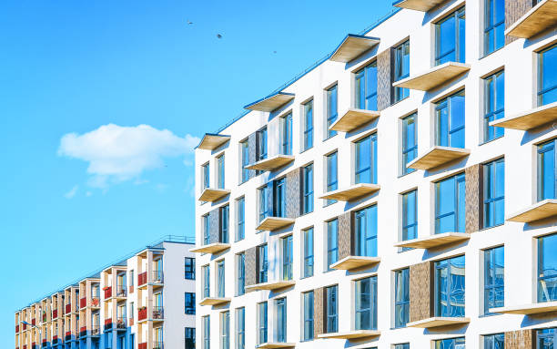 istock EU Fragment of apartment building Vilnius 1163586113