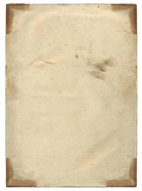 istock Old dirty stained blank paper poster background 1163588414