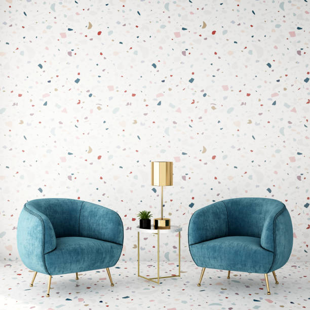 istock interior design for living area or reception in modern concept design/ 3d illustration,3d rendering 1163590498