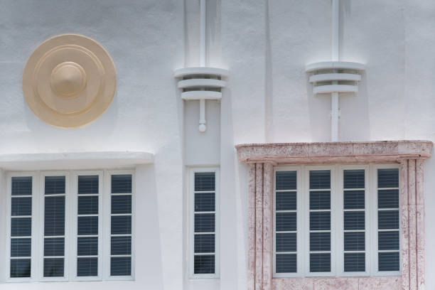 istock Image of generic deco architecture Miami Beach FL USA 1163590789