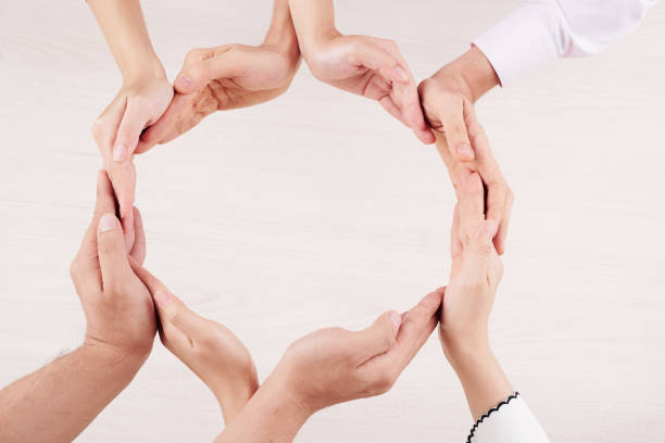 istock Circle of unity of family 1163592910