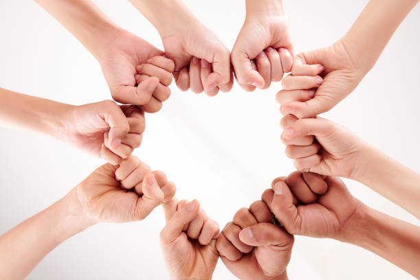 istock Unity of multiethnic people 1163592970