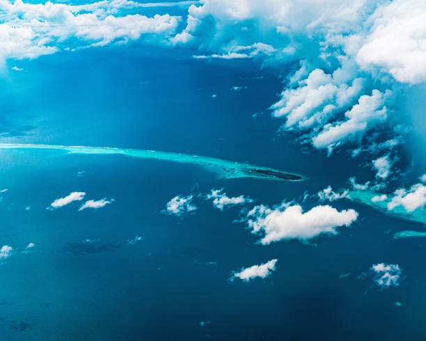 istock Aerial view of The Maldive Islands 1163598151