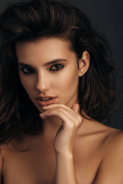 istock Studio shot of young beautiful woman 1163599613