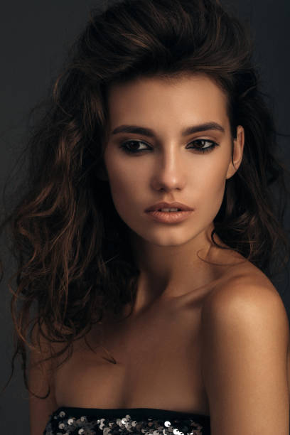 istock Studio shot of young beautiful woman 1163599755
