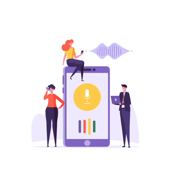 92 Voice Recognition Background Illustrations & Clip Art - iStock