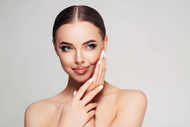 istock Woman with natural make-up 1163602027