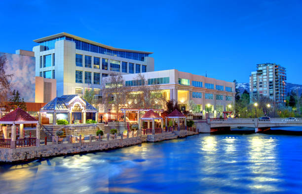 Reno Skyline along the Truckee River