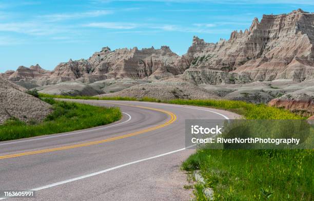 Road Trip Badlands National Park South Dakota Stock Photo - Download Image Now - Badlands National Park, South Dakota, Badlands