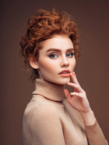 istock Beautiful woman with luxury hairs 1163608968