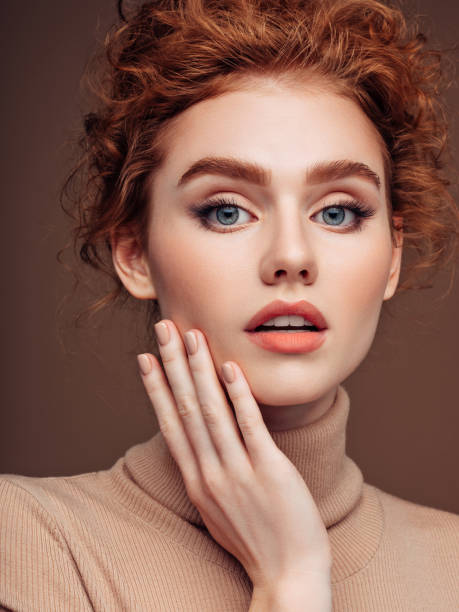 istock Beautiful woman with luxury hairs 1163609046