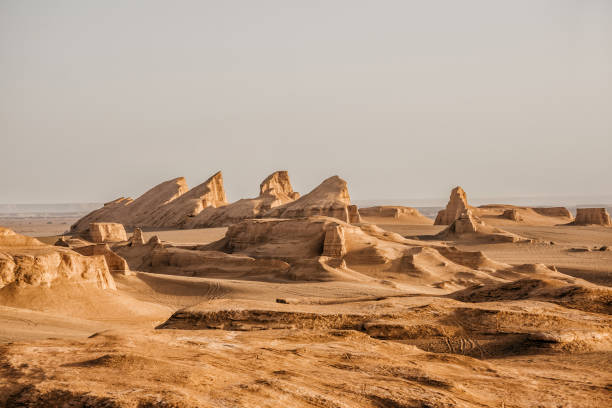 istock Sunrise in the Lut Desert 1163610225