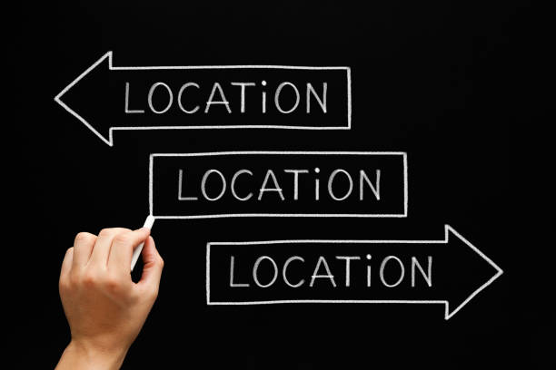 istock Location Importance Real Estate Arrows Concept 1163613381