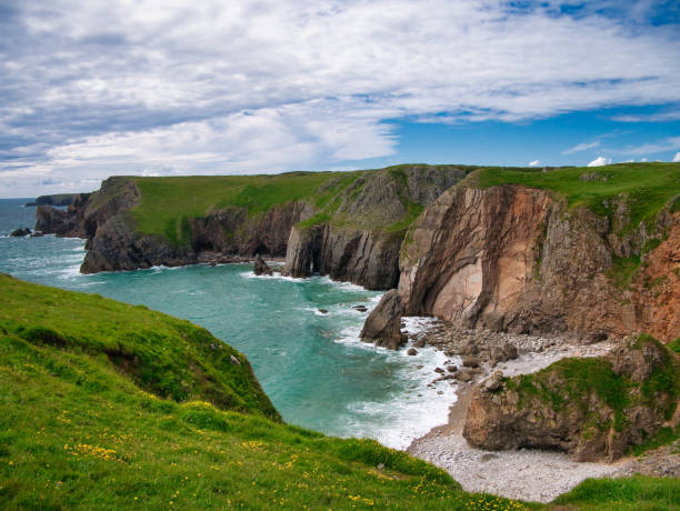 istock Coastal cliffs in Pembrokeshire, South Wales, UK, as viewed from the Coast Path 1163613476