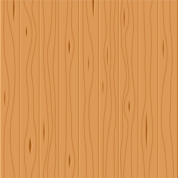 bezszwowy drewniany wzór, tekstura ziarna drewna, ilustracja wektorowa - wood plank woods old stock illustrations