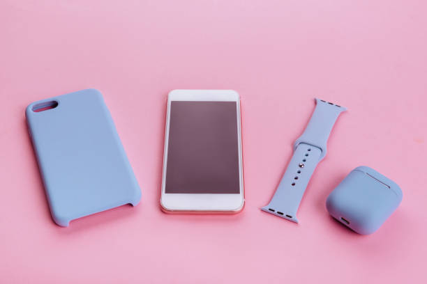 istock Up to date technology.Top view of diverse personal accessory 1163618259