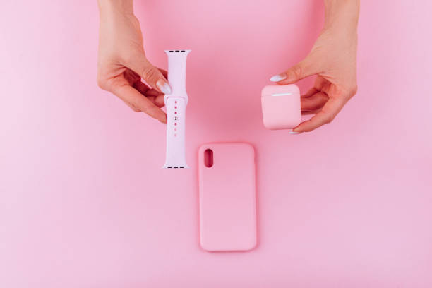 istock Up to date technology.Top view of diverse personal accessory 1163618284